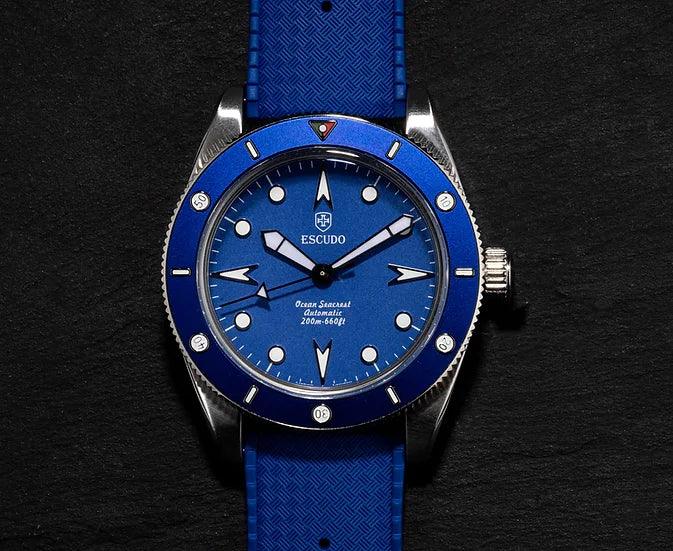 blue divers watch