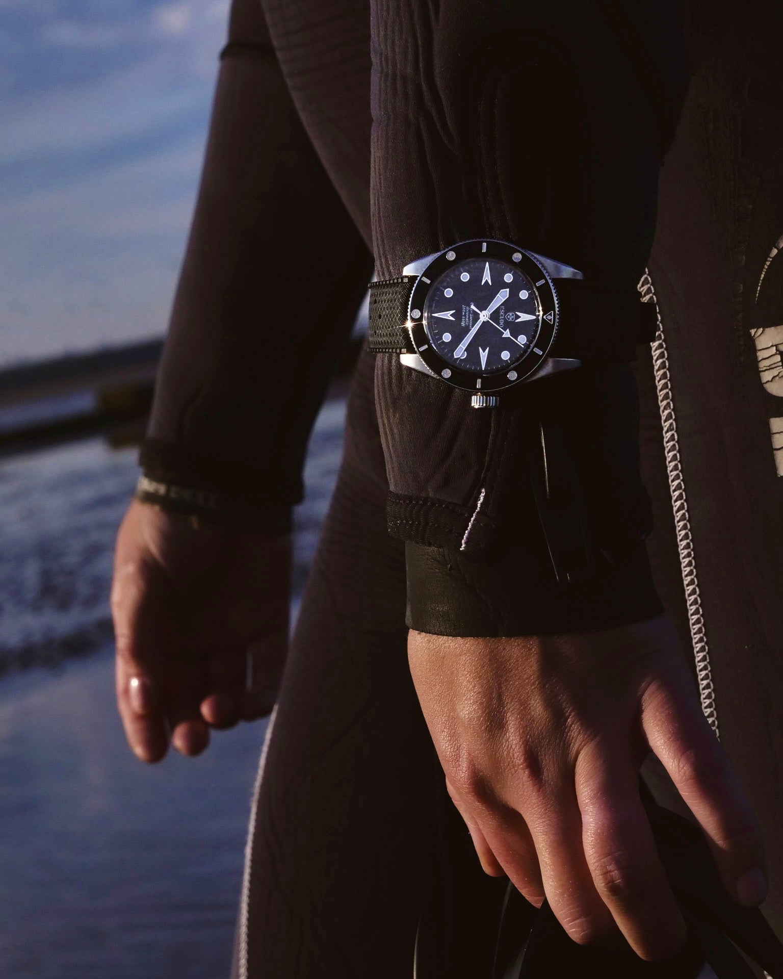 Preto - 39mm - Leather