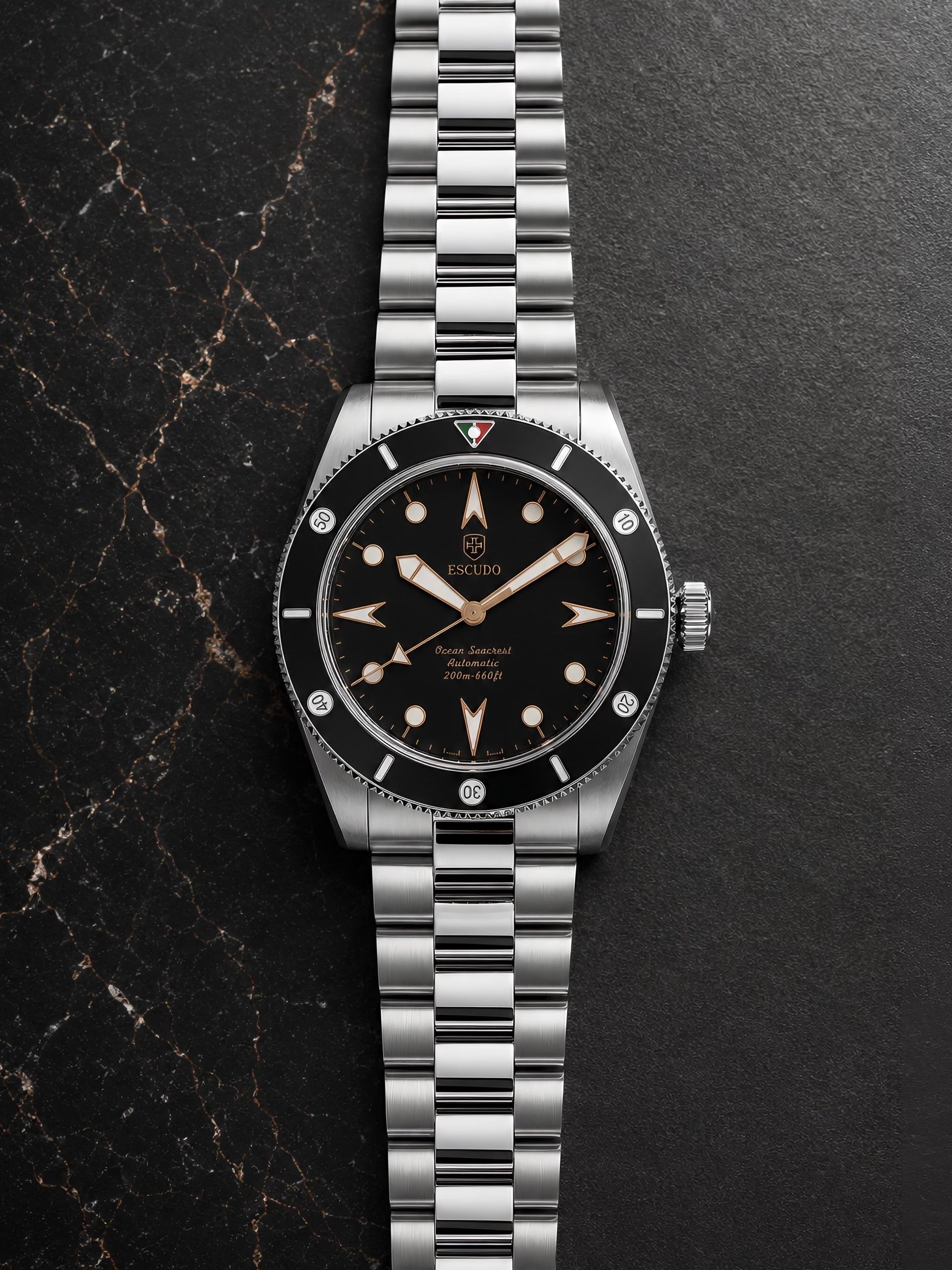 Preto Eclipse - Bracelet - 39mm