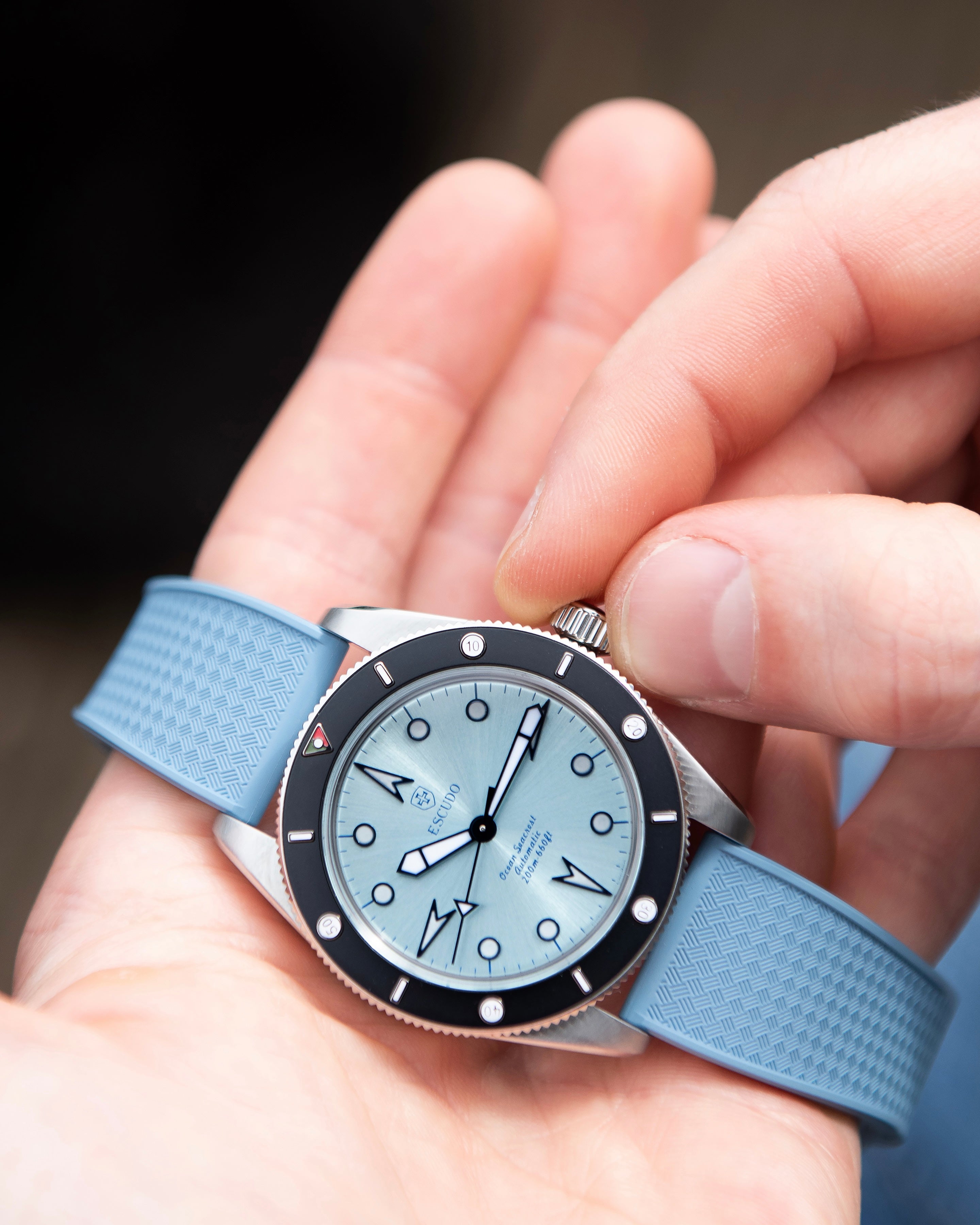 Atlantic Sky (Black Bezel) & Glacier Blue CTS