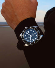 Preto - 39mm - Leather