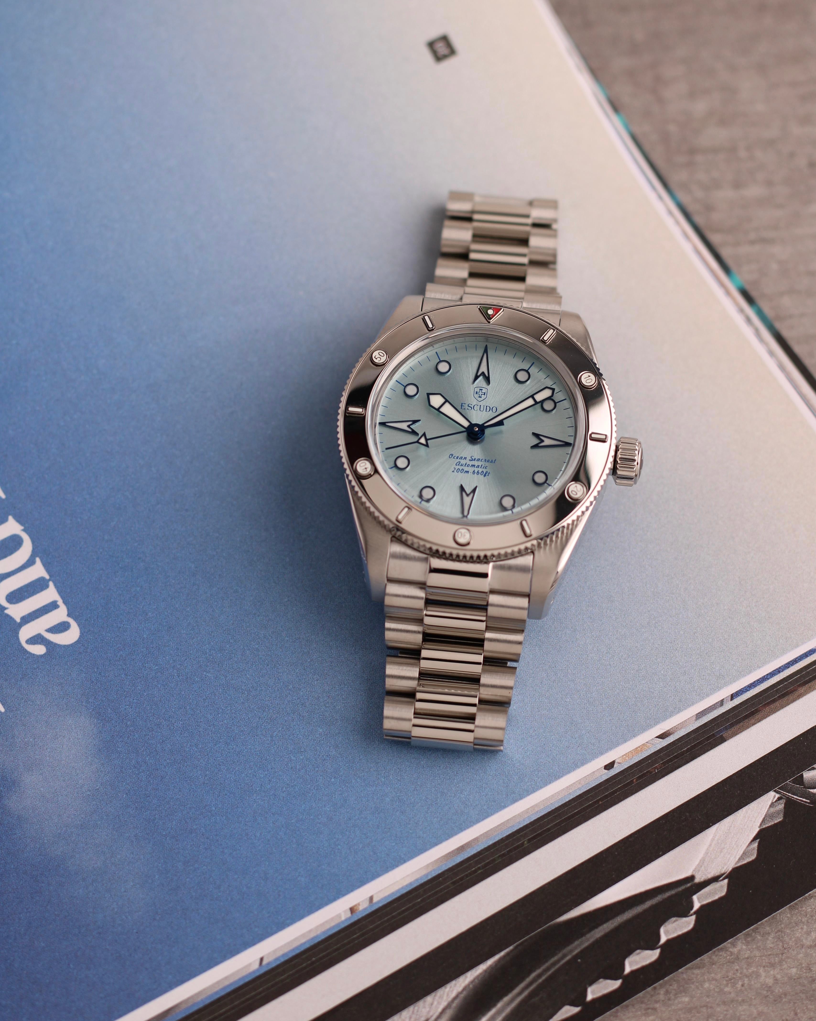 Atlantic Sky - Bracelet - 39mm (Polished Steel)