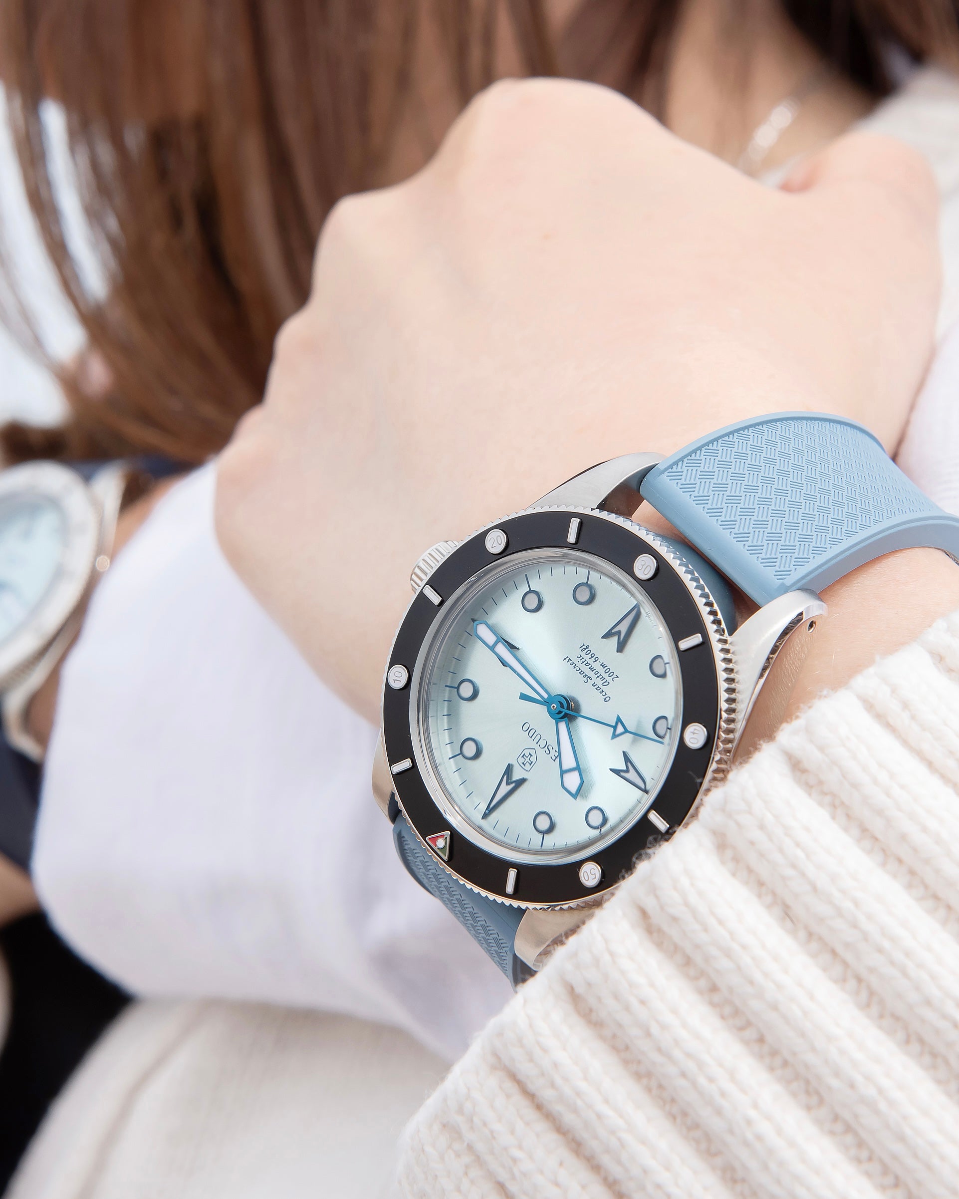 Atlantic Sky (Black Bezel) & Glacier Blue CTS