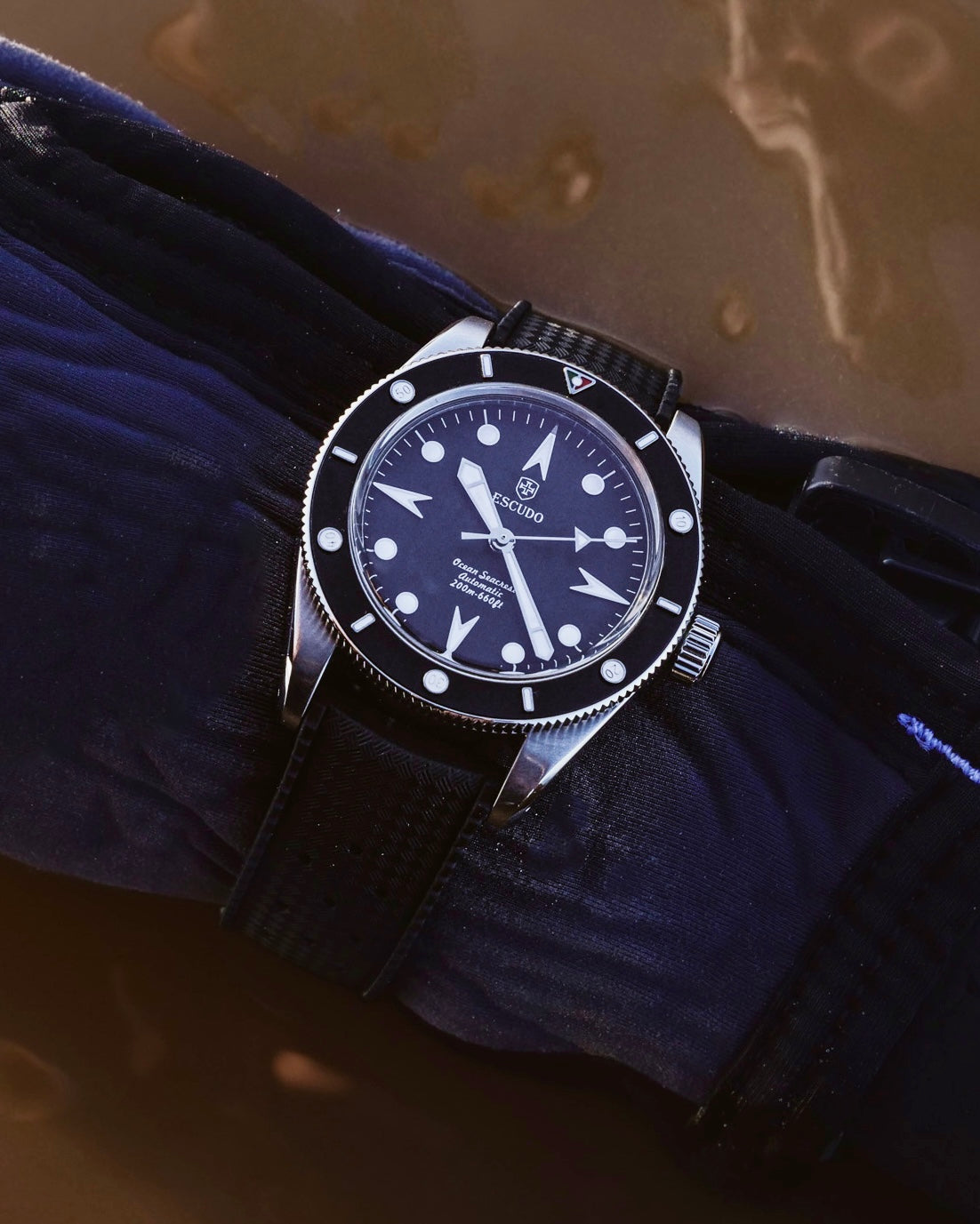 Preto - 39mm - Leather