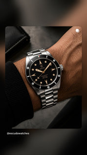 Preto Eclipse - Bracelet - 39mm