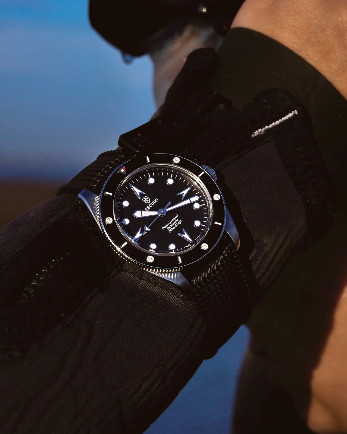 Preto - 39mm - Leather