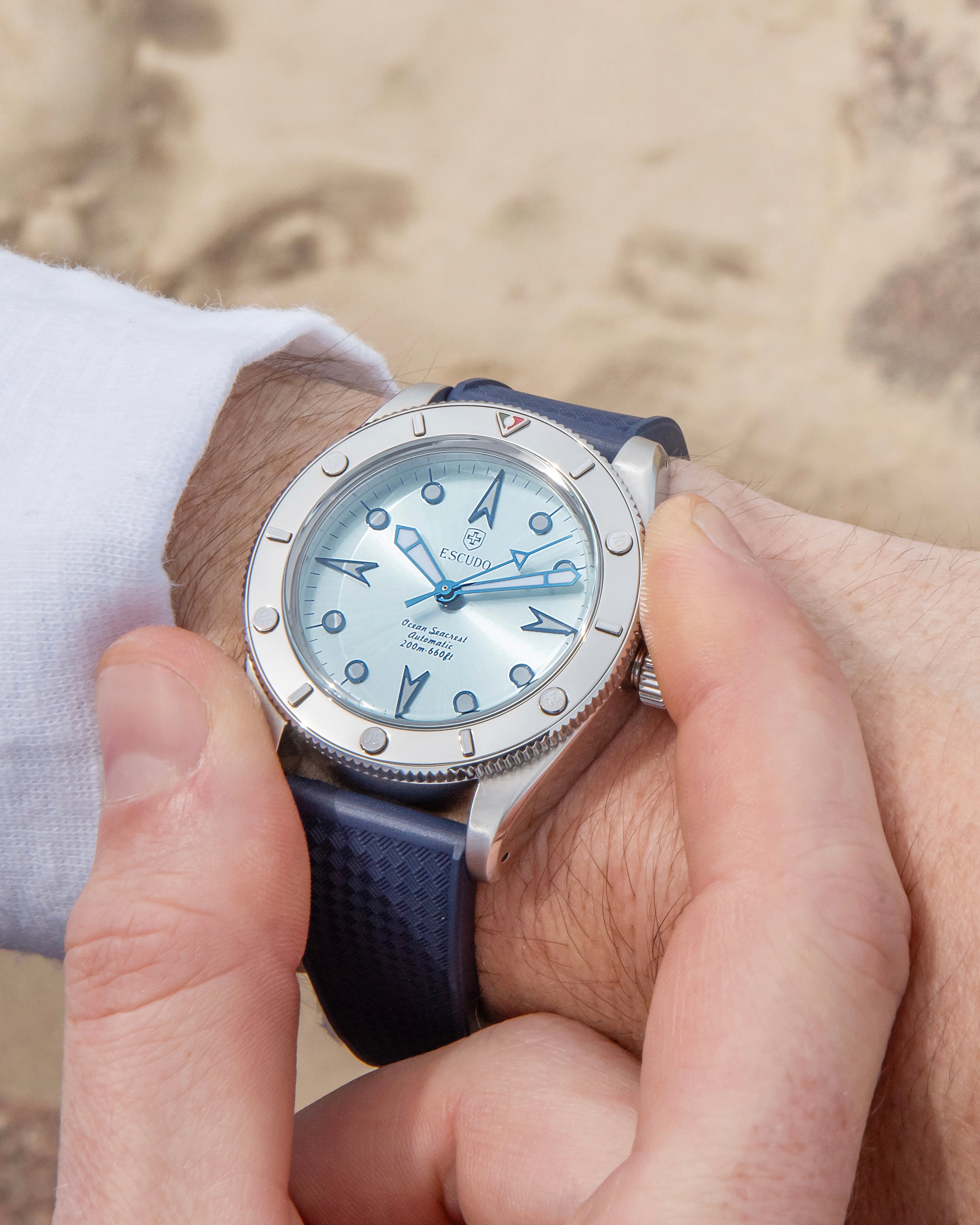 Atlantic Sky (Polished bezel) & Atlantic Navy CTS