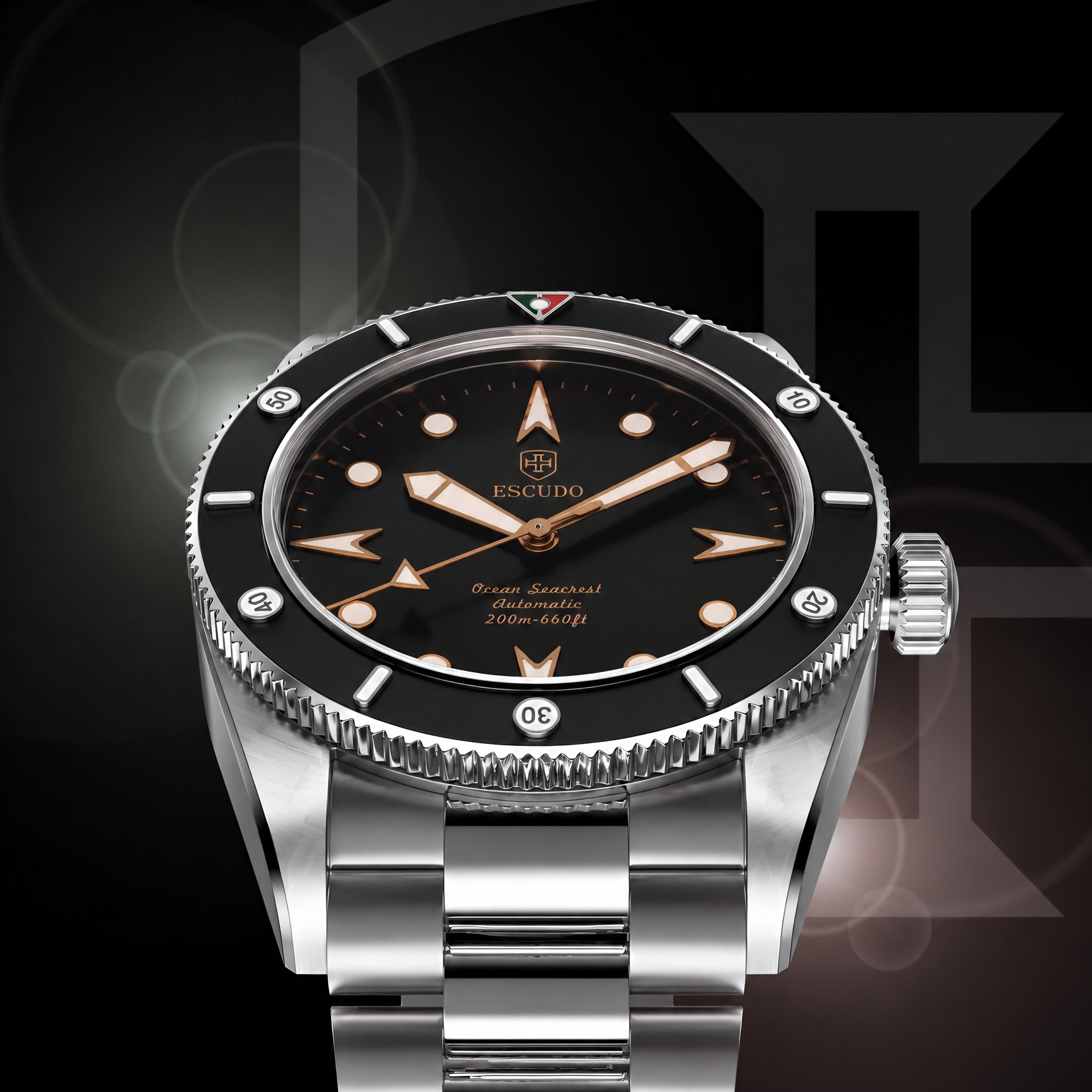 Preto Eclipse - Bracelet - 39mm