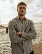 Silver Inox - Leather - 39mm