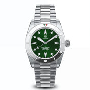 Midnight Emerald - Bracelet - 39mm (Polished Steel)